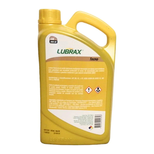 Aceite Motor 10w-40 Sintetico Lubrax