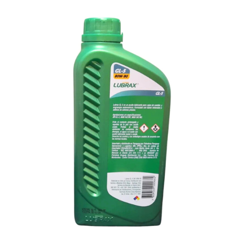 Aceite 80w-90 Gl-5 Lubrax 1 L