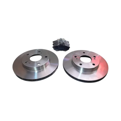 Discos Freno Delanteros 5 Pernos Mas Pastillas Foton Midi Truck 1.3