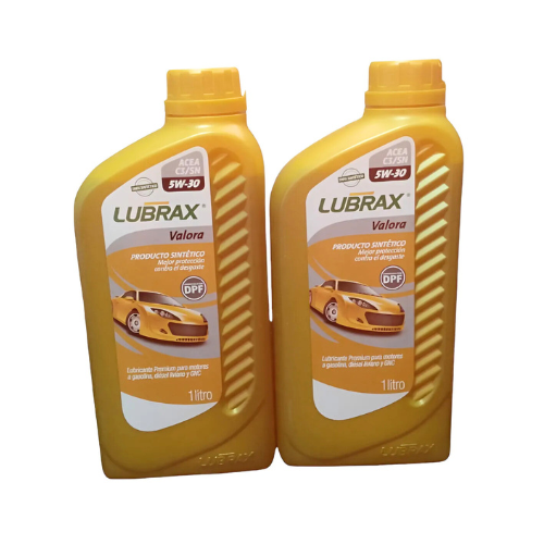 Aceite Lubrax Valora 5w-30 Sintetico Pack 2 Lt