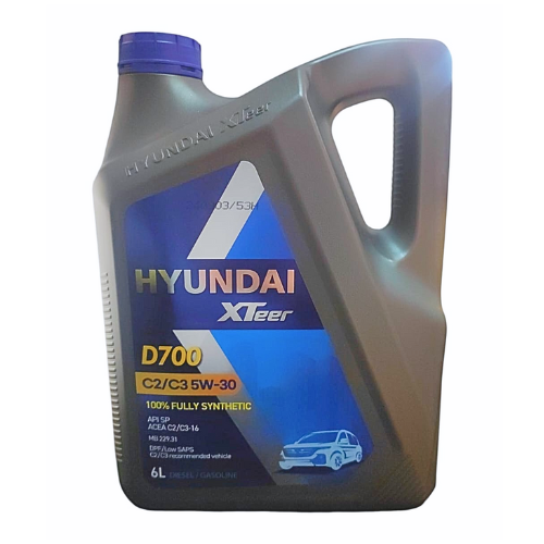 Aceite 5w-30 Synthetic Hyundai 6 Lts Becineros Y Diesel