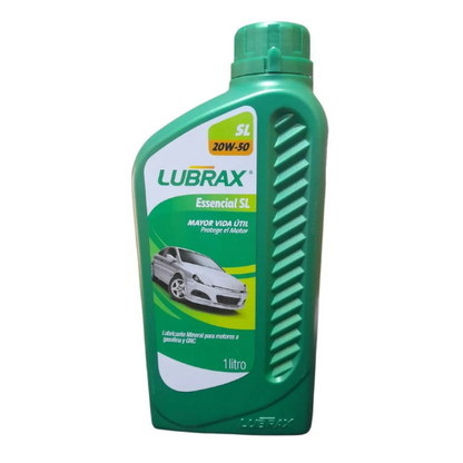 Aceite 20w-50 Mineral Lubrax Essencial Sl (1 Lt)