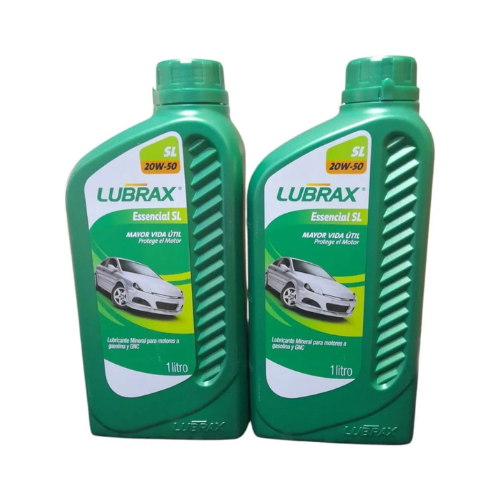 Aceite 20w-50 Mineral Essencial Sl Lubrax (pack 2 Lt)