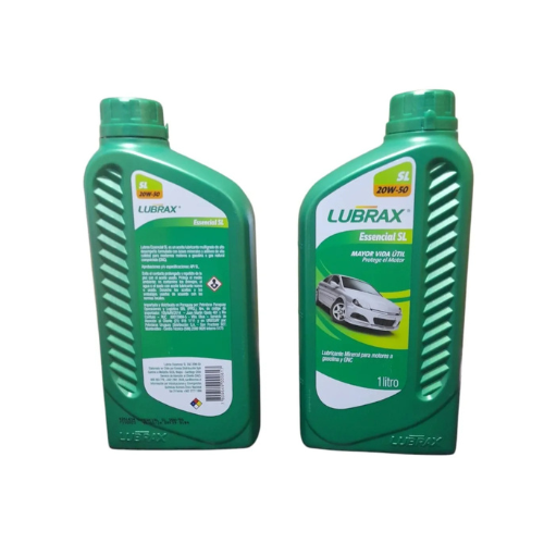 Aceite 20w-50 Mineral Essencial Sl Lubrax (pack 2 Lt)